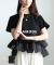 異素材ティアードフリルTシャツ 異素材ティアードフリルTシャツ