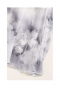 水彩で描かれた花柄シフォンスカート