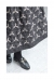ナチュラル可愛い花刺繍フレアスカート