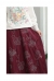 大人が似合う花刺繍のフレアスカート