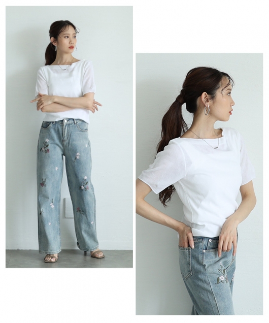 トップス　すずsama レディース 大人 上品 私に似合うが見つかるサマーニット