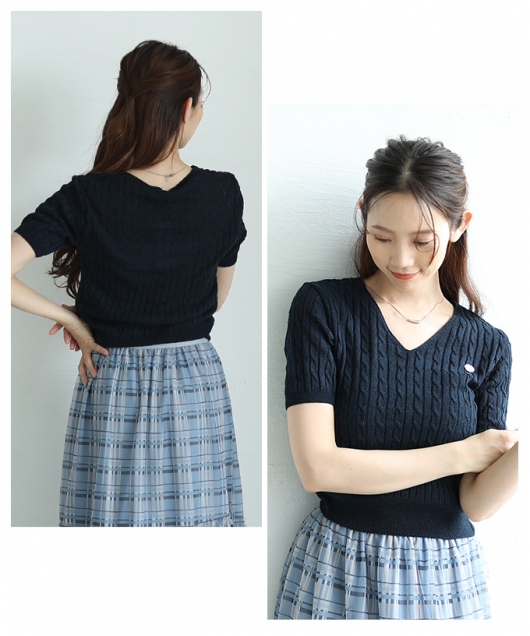 Square Lacy Tops（ニット）｜Lil Ambition（リルアンビション