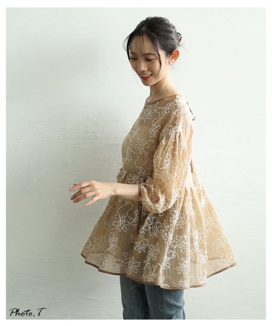 美品【EIMYGOLF】花柄　トップス 美品【EIMYGOLF】花柄 トップス - メルカリ