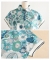 花柄コットンシャツワンピース 花柄コットンシャツワンピース