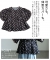 ドット柄シアーペプラムブラウス ドット柄シアーペプラムブラウス