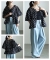 ドット柄シアーペプラムブラウス ドット柄シアーペプラムブラウス