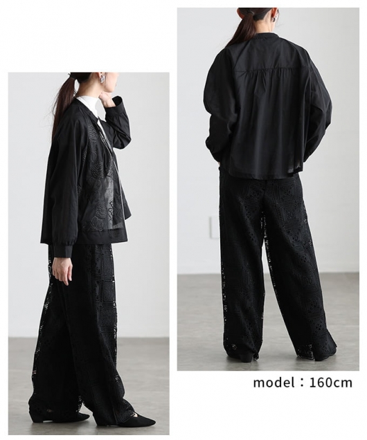 ★大人気完売品！美品★rimir リミル　シアーブルゾン　ブラック シアーブルゾン | rimir