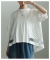 ドット柄チュールレイヤードTシャツ ドット柄チュールレイヤードTシャツ