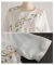 花刺繍シアーブラウス 花刺繍シアーブラウス