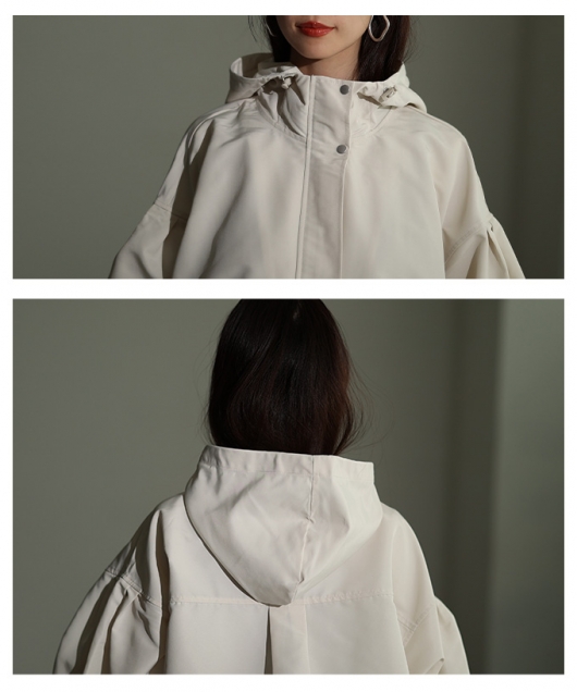 レディース 大人 上品 ライトボリュームマウンテンパーカー 【10月27日