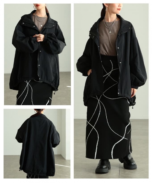 レディース 大人 上品 モンスターパーカー almam-8245｜レディース