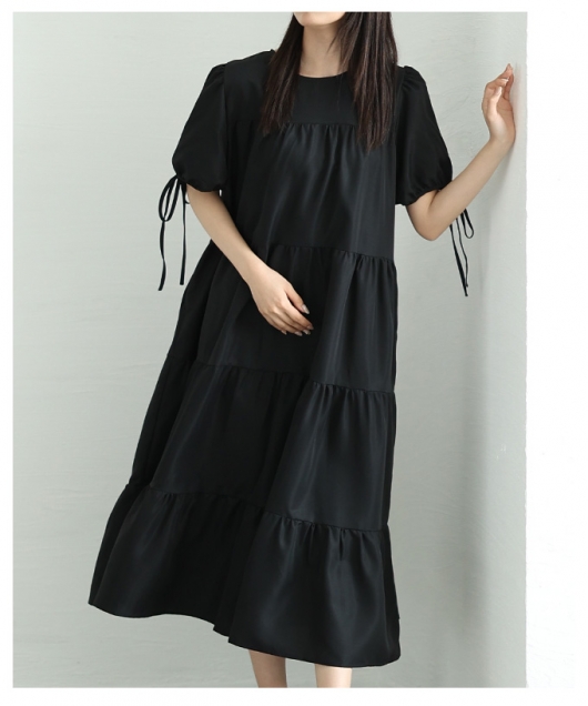 レディース 大人 上品 ふんわり甘めな大人のティアードワンピース