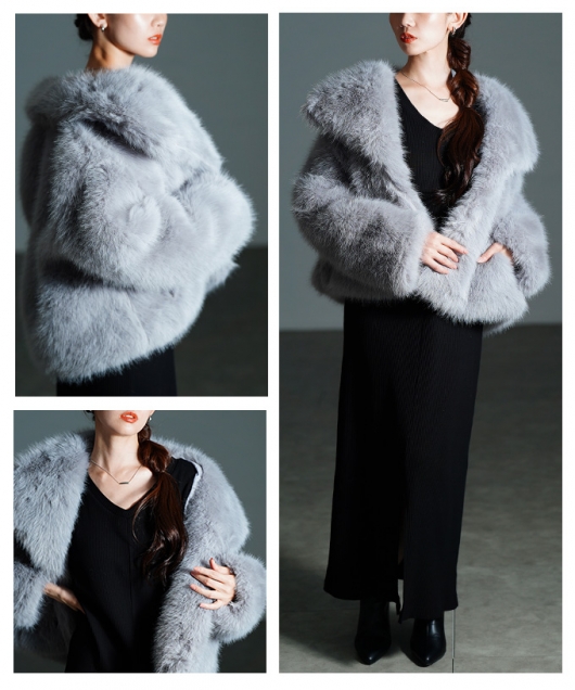 レディース 大人 上品 フェイクファージャケット【11月12日20時販売