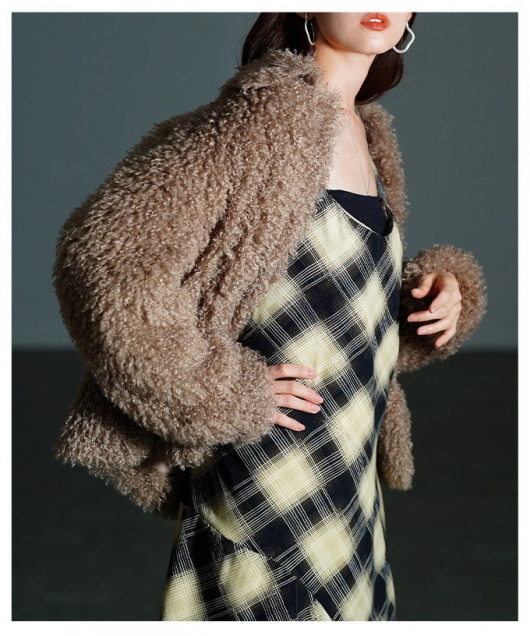 レディース 大人 上品 プードルフェイクファージャケット【10月23日20