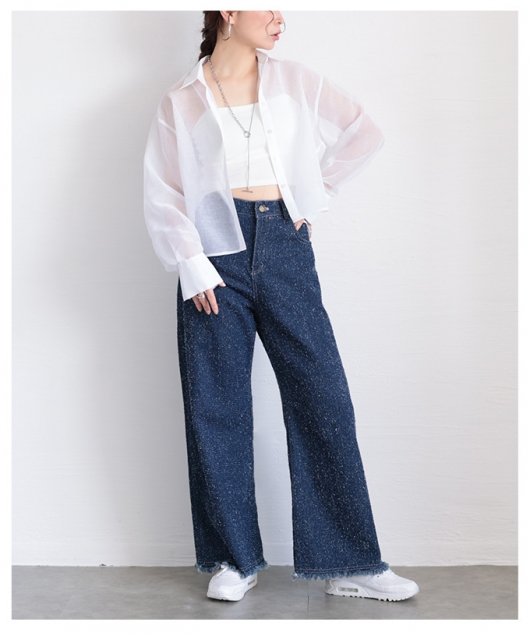 ブラウス シャツ ショート丈シアーシャツ レディース ブラウス シャツ ショート丈シアーシャツ レディース : ZOZOTOWN