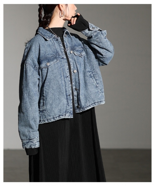 レディース 大人 上品 中綿デニムジャケット alzmp-410179｜レディース