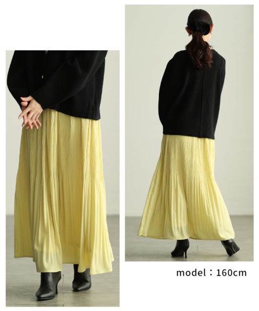 レディース 大人 上品 マジョリカプリーツフレアスカート【2月19日20時