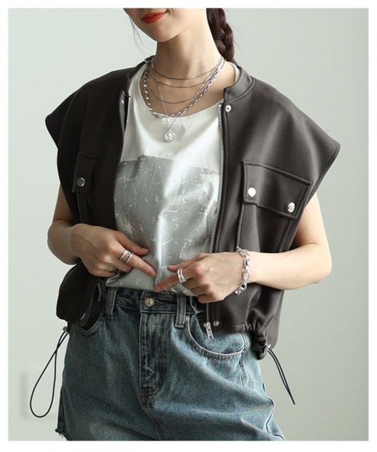 レディース 大人 上品 ベスト＆スカートセットアップ alzmp-450756