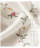 草花刺繍の7分袖ブラウス