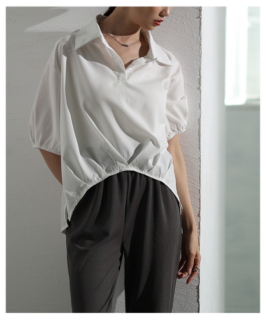 シルエットブラウス Ballsey（ボールジィ） ブラウス シャツ サンディジョーゼット