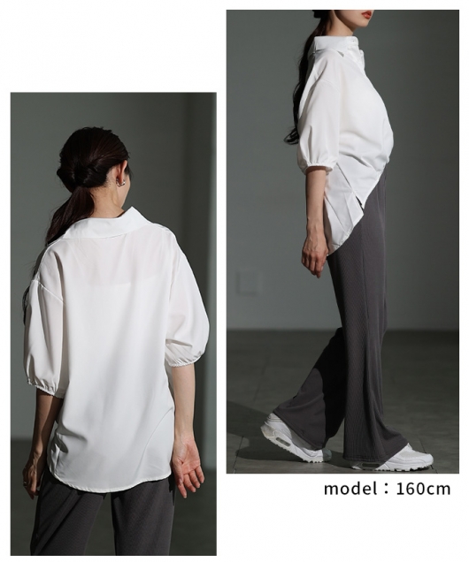 シルエットブラウス Ballsey（ボールジィ） ブラウス シャツ サンディジョーゼット