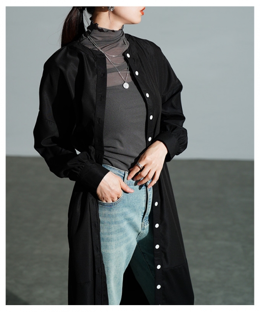 ARTS＆SCIENCE ノーカラーロングシャツワンピース 定価65000円 高身長 スタンドカラーシャツワンピース（トールサイズ）Essenave 通販
