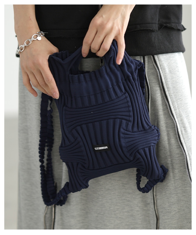レディース 大人 上品 2WAYニットバッグ 【メール便可】 mode-10132