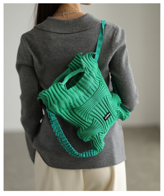 レディース 大人 上品 2WAYニットバッグ 【メール便可】 mode-10132
