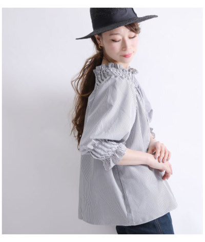 高身長 綿100％すっきりシルエットロゴプリントTシャツ （トール