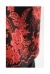 煌く赤い刺繍のロング丈ボアコート