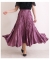 美しい艶めきのロングフレアスカート