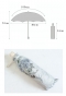 花咲き誇る晴雨兼用折りたたみ日傘