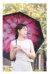 大輪の花咲く晴雨兼用折りたたみ傘