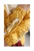 エレガントな花刺繍袖の大人ブルゾン
