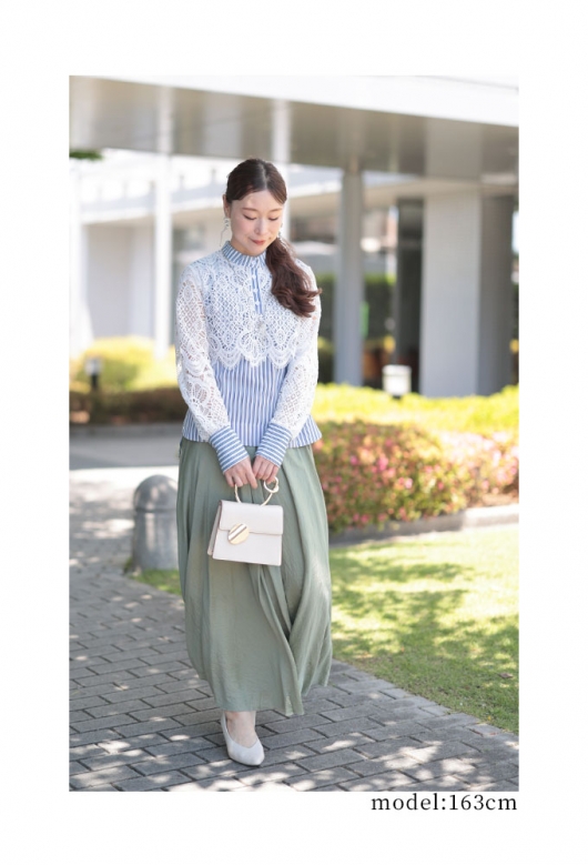 イベントセール】 レディース 大人 上品 美しいレースが重なる