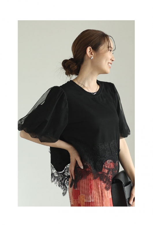 tシャツ 裾レースカットソー レディース 楽天市場】裾レース（Tシャツ・カットソー｜トップス
