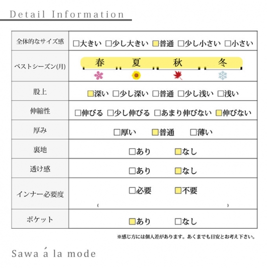 【低身長さんサイズ対応】ラインレースデニムパンツ