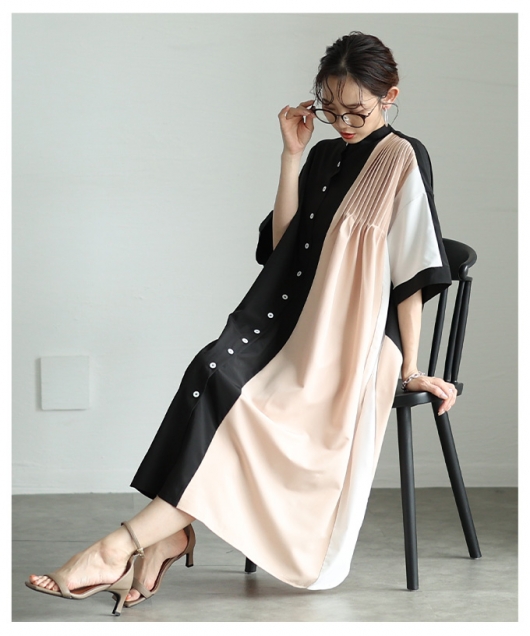 未使用タグ付き MES DEMOISELLES メドモワゼル シャツ ワンピース 未使用タグ付き MES DEMOISELLES メドモワゼル シャツ ワンピース