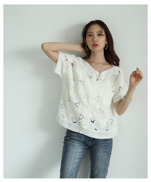 透かし編み レース編み ニットパターン集 A Gathering of Lace