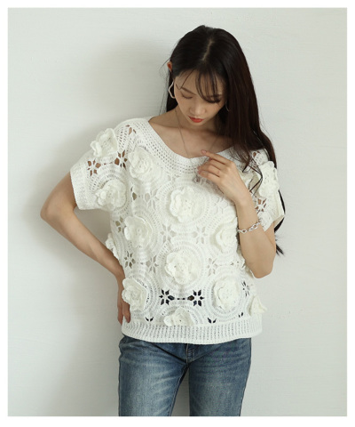 ニットソー美品 KOEISTORE サマーニット レディース ニット セーター ニット