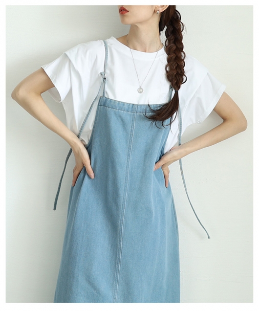  JEANS　デニムサロペットスカート（S） k118_cd_4.jpg