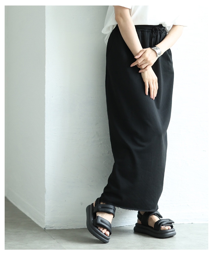 バックスリットシアーロングトップス｜WOMEN｜250HSG80-079B
