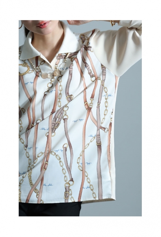 エムエスジーエム MSGM レディーストップス 箔プリント ロゴ
