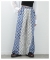 高見えするエスニック風プリントワイドパンツ 高見えするエスニック風プリントワイドパンツ